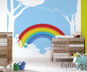 rainbow kleurrijk behang