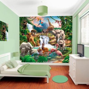 3D behang voor de kinderkamer 3D behang voor de kinderkamer