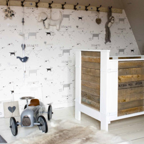 Collectie babykamer behang Onszelf Collectie babykamer behang Onszelf