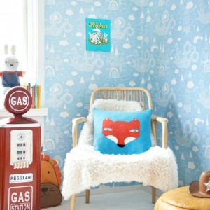 Behang babykamer