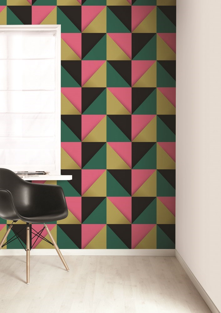 Vliesbehang met grafische vormen Behang ideëen, tips en de nieuwste