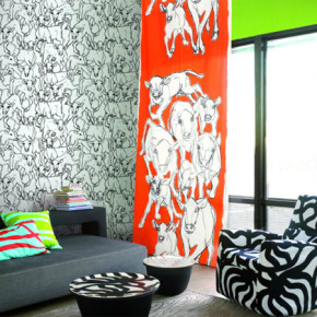 Excentriek behang van Marimekko Excentriek behang van Marimekko