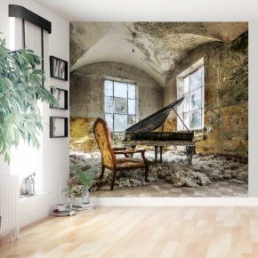 Een droominterieur met fotobehang Een droominterieur met fotobehang